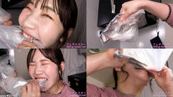 [Creatures] Ayaka Hirosaki chews and eats char alive! [Meal] [Swallowing]