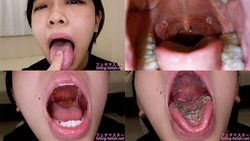 [Oral fetish] Fuuka Nagano&#39;s maniac oral observation and oral fetish play! [Swallowing]