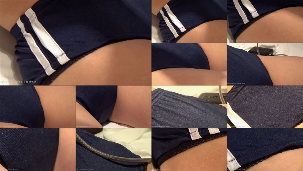 [Between the bloomers waist crotch]-UP with booty observation (cosplay) [full HD]