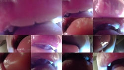 【フェチ:口・唇・舌・唾液・ベロ・ツバの超アップ映像】カメラをフェラチオって何なの？２（ライト付き）