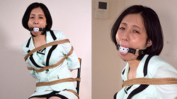 Pretty Japanese MILF Tamami Bound and Gagged First Time Part3