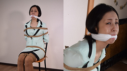 Pretty Japanese MILF Tamami Bound and Gagged First Time Part1
