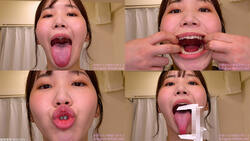 [舌头恋物癖Bello恋物癖] 仔细观察Ayaka Hirosaki的色情长舌头和嘴巴