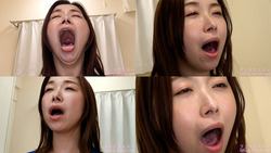 Face collapse! Beautiful Tsubaki Kato&#39;s yawning close-up! !