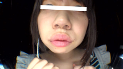 Yukina Chan of snot-covered short sneezing
