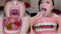 [Oral fetish] Rino Kirishima&#39;s maniac oral observation and oral fetish play! [Swallowing]-