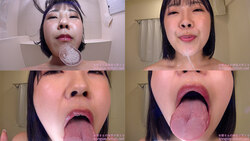 [舌頭戀物癖] Mio Kamishiro的色情舌頭，吐口水和口臭能力熟練課程1