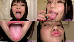 [Tongue Fetish Bello Fetish] Carefully observe the erotic tongue and mouth of the first love Nene
