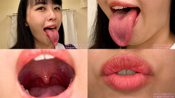 [舌头恋物癖 Bello 恋物癖] 仔细观察 Akari Aizawa 的色情长舌头和嘴巴