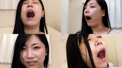 Face collapse! Cute Mihina&#39;s yawning close-up! !