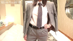 Model:Miyu　Wearing Men's Suit　