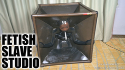 I tried confining the rubber masochist Kiki in a vacuum box Part 1