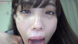 First half ② Completely subjective video of Momo Fukuda! Bad breath torture! Show your tongue! Lick the lens! Spitting!